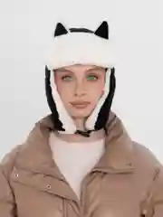 Хаки шапка ушанка с ушками