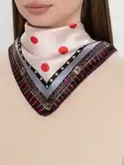 Кремовый бандана,платок женский,повязка на голову,шарф, повязка для волос,косынка на голову 50*50