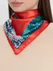 Коралловый бандана,платок женский,повязка на голову,шарф, повязка для волос,косынка на голову 50*50