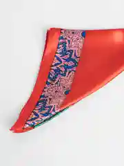 Коралловый бандана,платок женский,повязка на голову,шарф, повязка для волос,косынка на голову 50*50