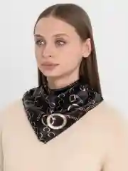 Черный бандана,платок женский,повязка на голову,шарф, повязка для волос,косынка на голову 50*50