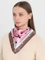 Конфетный бандана,платок женский,повязка на голову,шарф, повязка для волос,косынка на голову 50*50
