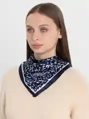 Индиго бандана,платок женский,повязка на голову,шарф, повязка для волос,косынка на голову 50*50