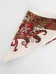 Молочный бандана,платок женский,повязка на голову,шарф, повязка для волос,косынка на голову 50*50