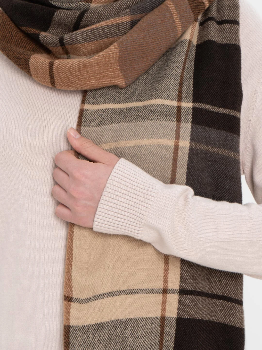 Ледяной женский палантин / Шарф женский теплый /  подарок маме / подарок сестре / подарок подруге