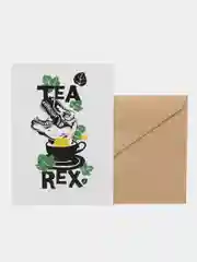 Открытка "Tea Rex"