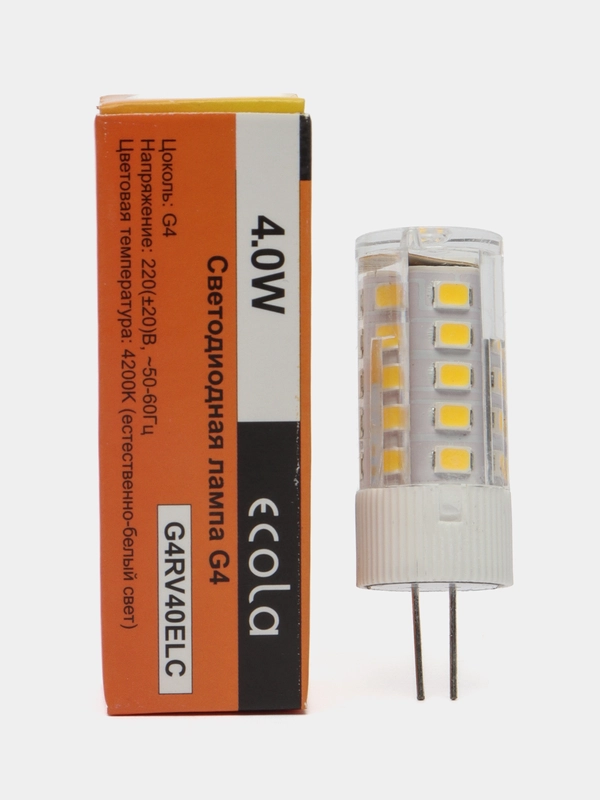 Лампочка Ecola G4 LED 220B