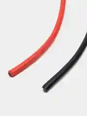 Кабель 12AWG луженая медь 1*3.4мм (термостойкий силикон 680 жил) (2м красный + 2м черный)