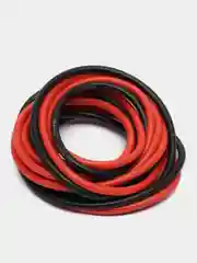 Кабель 12AWG луженая медь 1*3.4мм (термостойкий силикон 680 жил) (2м красный + 2м черный)
