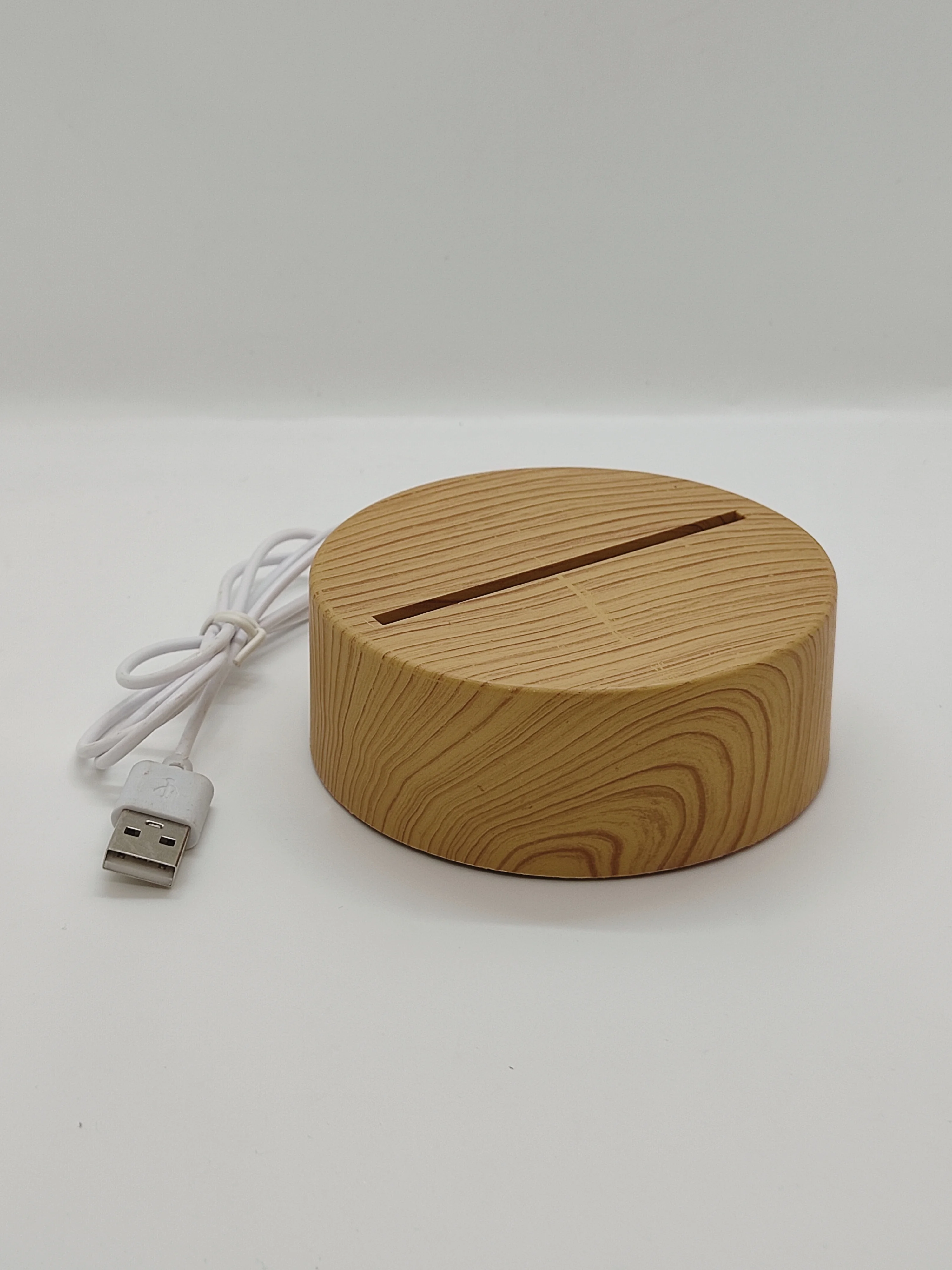 Прозрачный подарочный 3D светильник-ночник, с кнопкой вкл/выкл, питание USB, подарок на 8 марта