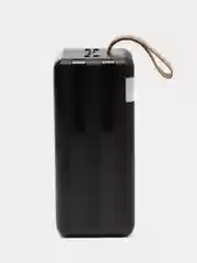 Черный внешний аккумулятор Powerbank 80000 мАч с быстрой зарядкой