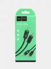 ТЮЛЬПАН Кабель hoco UPA29 2RCA -2RCA 1.5м ДЛЯ АУДИООБОРУДОВАНИЯ