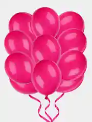 Тёмно-розовый воздушные шары латексные 10 дюймов