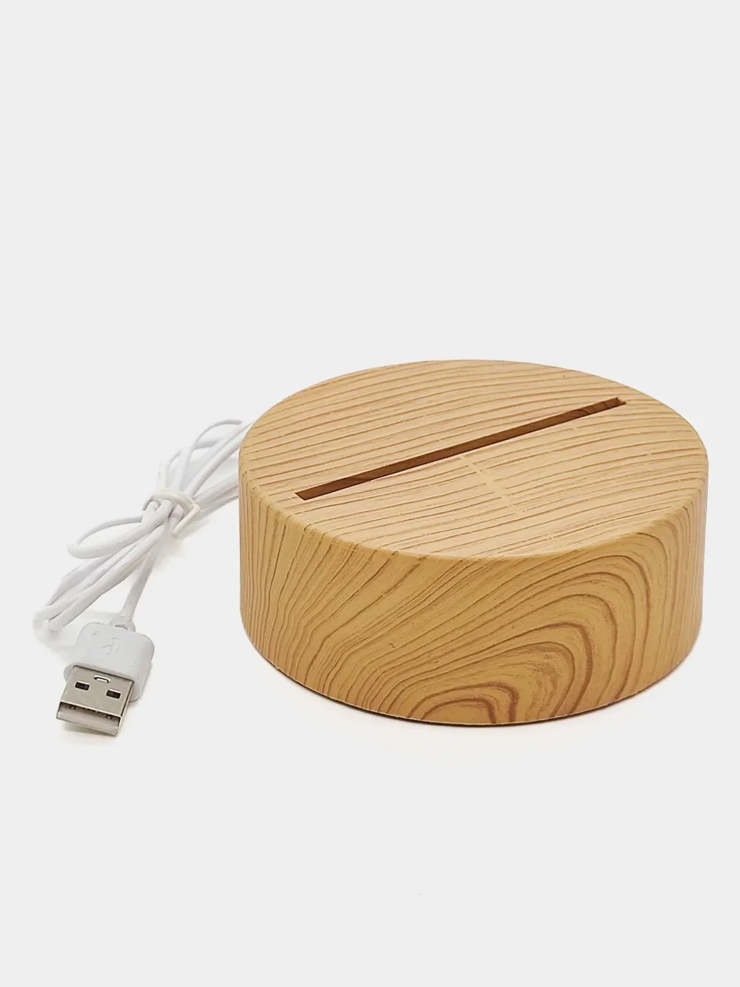 Белый подарочный 3D светильник-ночник, с кнопкой вкл/выкл, питание USB, подарок на 8 марта