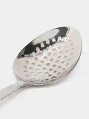 Серебряный половник металический, Ложка большая,  Ложка шумовкв, Лопатка, Нержавейка 26 см