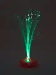 Розовый оптоволоконный ночник фонтан светящихся брызг