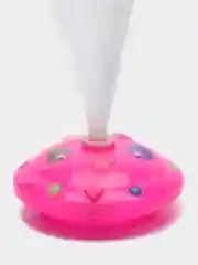 Розовый оптоволоконный ночник фонтан светящихся брызг