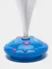 Синий оптоволоконный ночник фонтан светящихся брызг