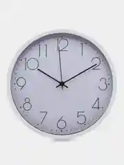 Серый меланж часы настенные 30 см