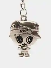 Серый металлик брелки парные металлические LOVE YOU