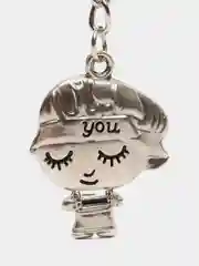 Серый брелки парные металлические LOVE YOU