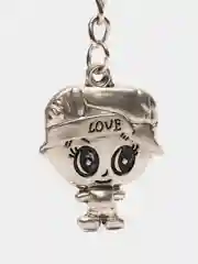 Серый брелки парные металлические LOVE YOU