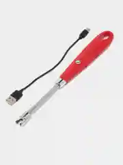 Голубой зажигалка электронная, плазменная, с USB и Type-C зарядкой