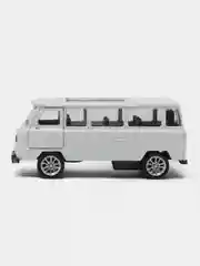 Белый металлическая коллекционная машинка УАЗ СГР (Буханка)