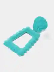 Бирюзовый серьги бархатные