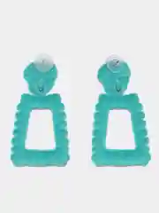 Бирюзовый серьги бархатные