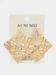 Белый серьги