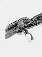 Серьги клипсы черные
