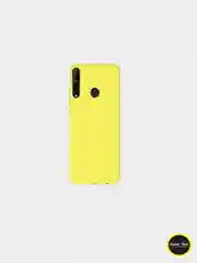Желтый яркий силиконовый чехол для Huawei P30 Lite