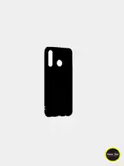 Черный яркий силиконовый чехол для Huawei P30 Lite