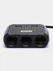 Разветвитель прикуривателя (№1512) 3 входа +  2 USB 3.1А с проводом 12v/24v