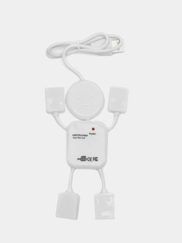 Hi-speed 4 port hub man USB-хаб, разветвитель на 4 порта, переходник HUB 2.0