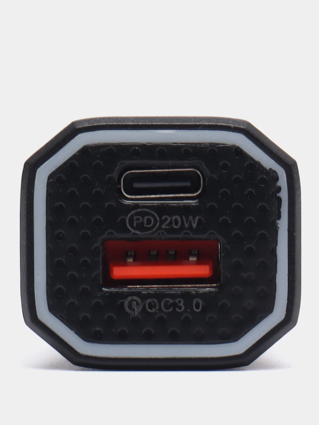 Автомобильное зарядное устройство от прикуривателя 2 входа USB + Type-C, 3.0А ,20w