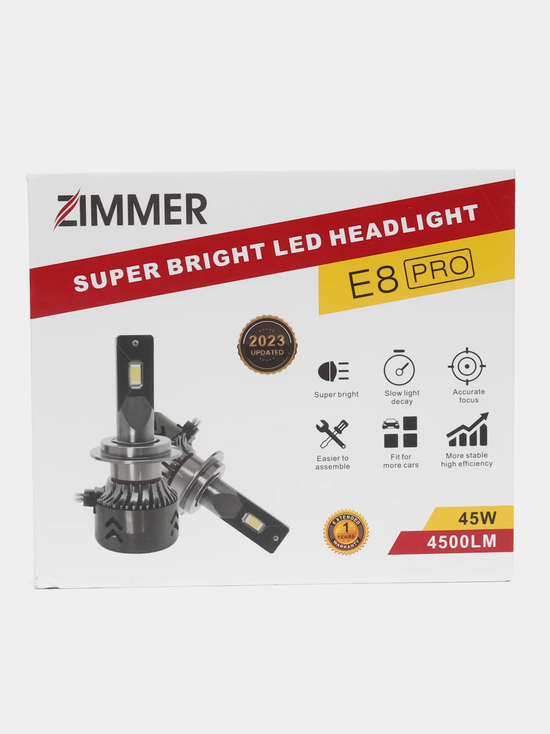 Светодиодные лампы для автомобиля LED Zimmer E8 PRO и E9PRO