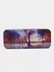 Фиолетовый футляр для очков, чехол для очков, очечник