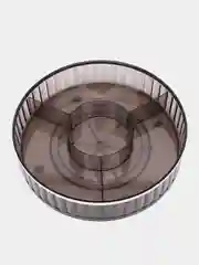 Черный менажница с крышкой