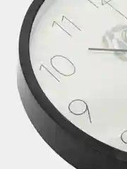 Черный часы настенные 30 см