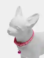 Розовый ошейник для собак и кошек