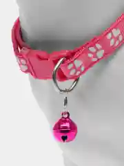 Розовый ошейник для собак и кошек