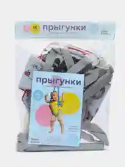 Серый металлик прыгунки №1 "Киса", 2 в 1