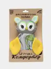Зеленый мягкая игрушка комфортер для малышей Штучки, к которым тянутся ручки Совёнок серый