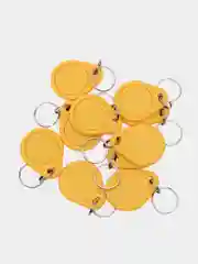 Желтый брелки для домофона и считывателя Mifare Slinex (комплект 10 штук) с кодом