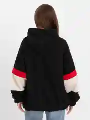 Черный худи мягкое, из овечьего флиса