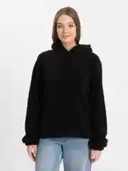Черный толстовка женская в виде мишки OVERSIZE, худи женское тедди