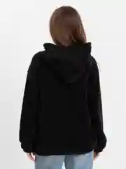 Черный толстовка женская в виде мишки OVERSIZE, худи женское тедди