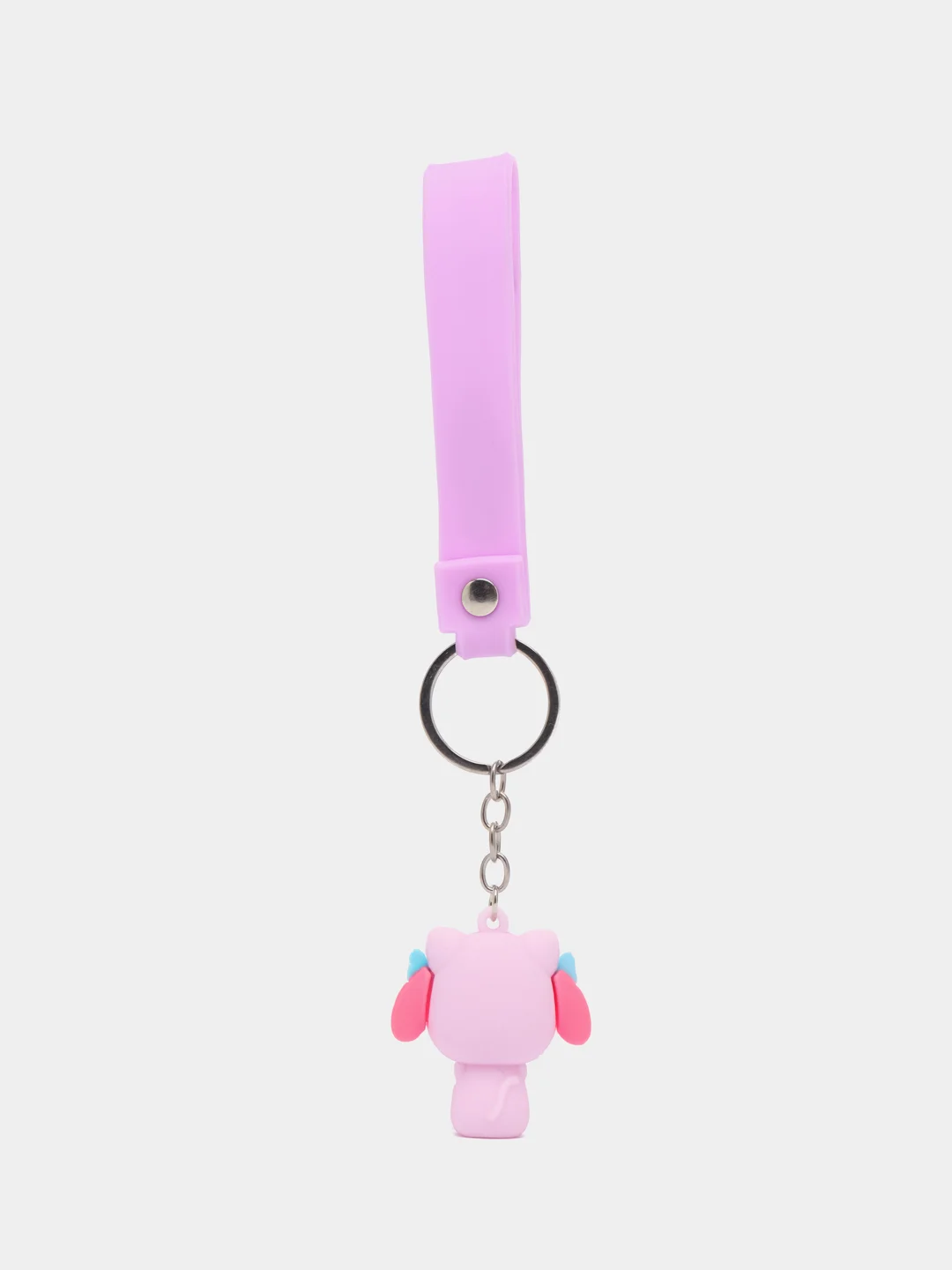 Бордовый брелок My Melody, Kuromi, Sinnamoroll, Hello Kitty